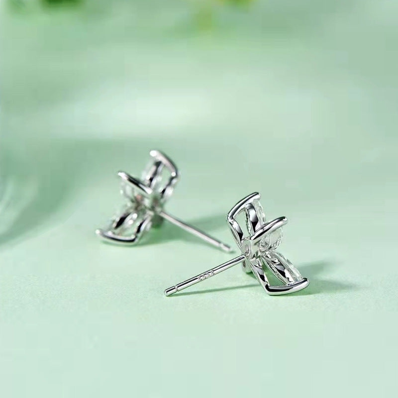 925 Silver Plated Personalized Design Graceful And Petite Earrings