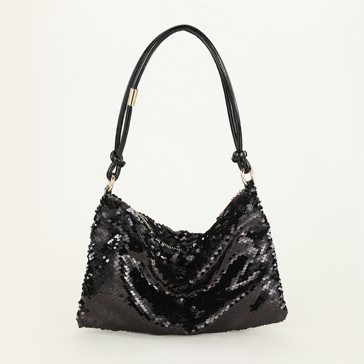 Sequin Knotted Single Shoulder Underarm Bag