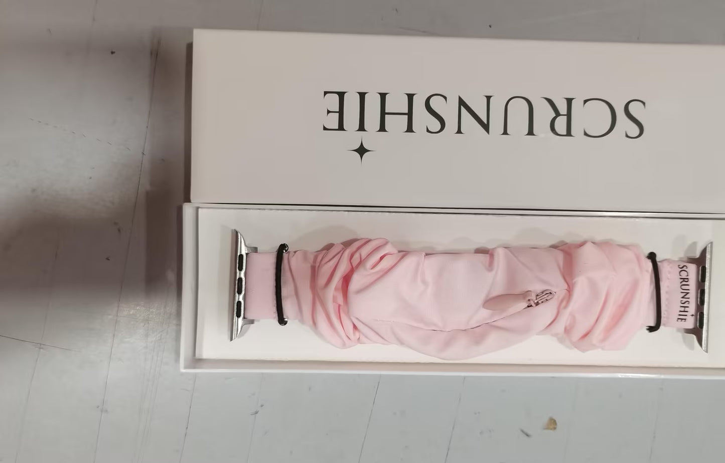 Scrunchie Watch With Pocket  Hidden Zipper Pocker