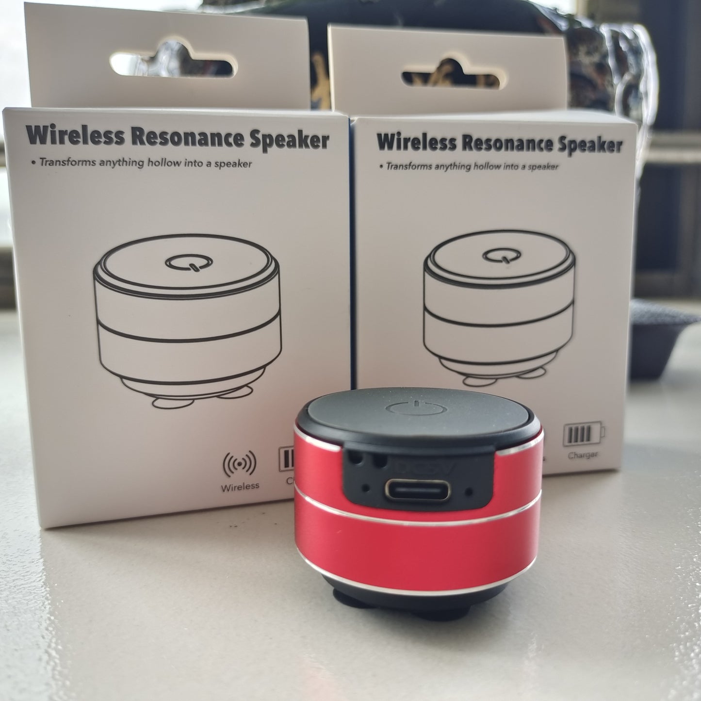 TWS Black Technology Bone Conduction Bluetooth Speaker
