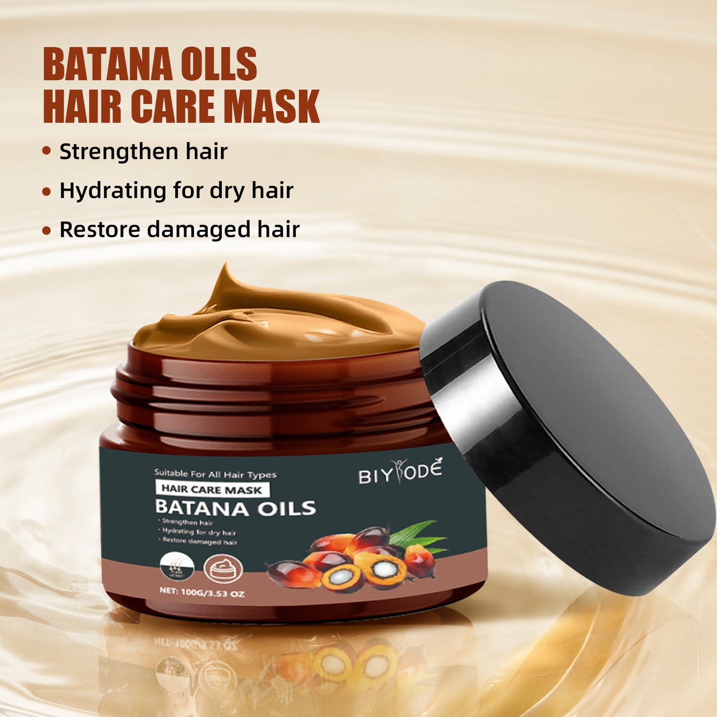 Wholesale Batana Oil Hair Growth And Scalp Healthy Raw Batana Oil For Hair Growth Batana Oil Moisturizer In Stock