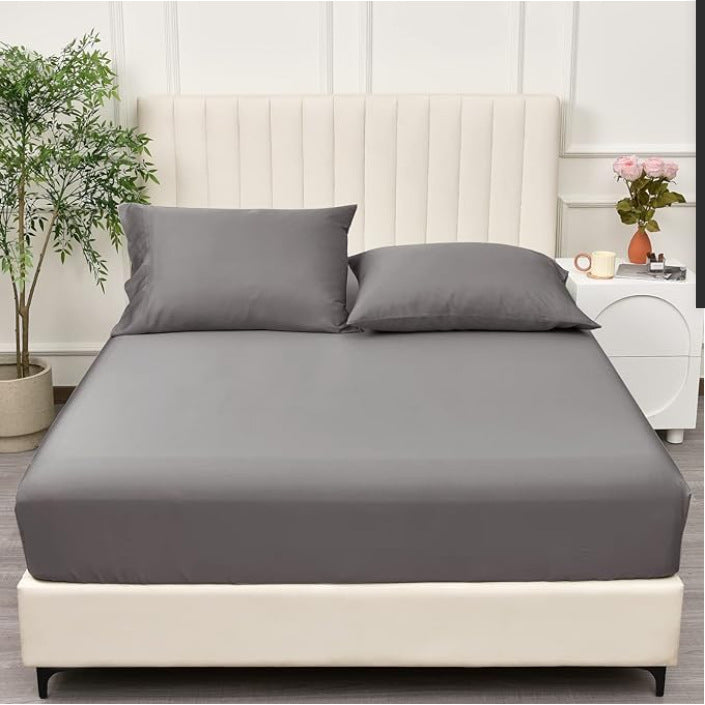 Bamboo Fiber Fitted Sheet Elastic And Smooth Bedspread Around