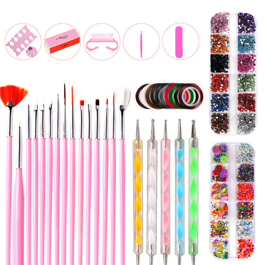 Nail Tool Set Paint Pen Point Drill
