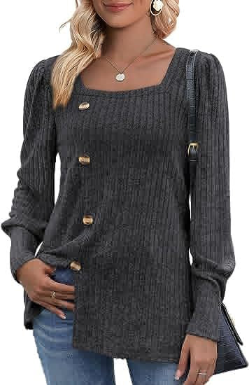 Women's Sunken Stripe Long-sleeved Top T-shirt