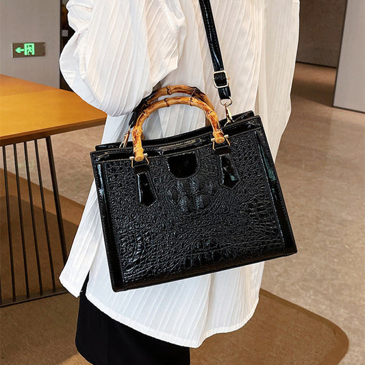 New Fashion High-end Textile Women's Commuter Handbag