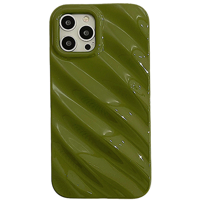 Ins Style Simple Pleated Phone Case